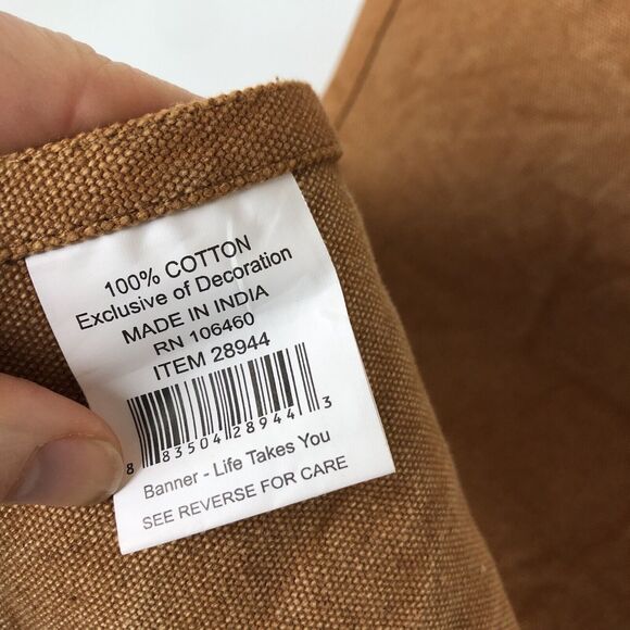 Primitives by Kathy Life Takes You Banner Brown Tan Rustic Charm - Picture 3 of 4